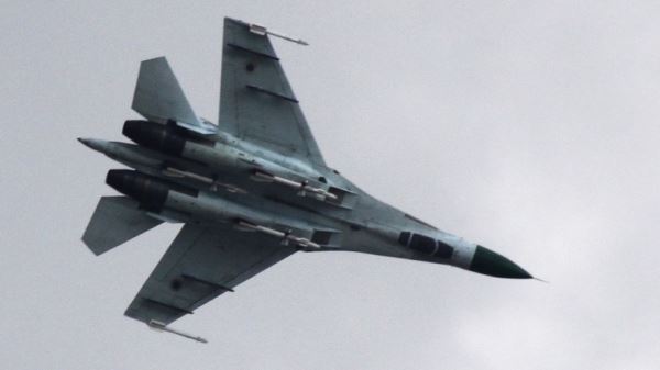 «В районе населённого пункта Марьинка»: авиация ВКС России сбила Су-27 Воздушных сил Украины